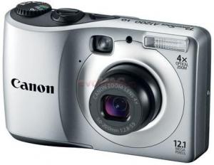 Canon - Lichidare! Aparat Foto Digital PowerShot A1200 (Argintiu) + CADOU