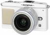 Olympus - promotie camera foto pen e-p1 alba (body + 2 obiective