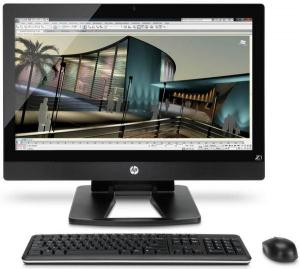 HP - Sistem PC Z1 (Intel Xeon E3-1245, 27", 8GB, 1TB @7200rpm, nVidia Quadro 1000M@2GB, USB 3.0, Win 7 Pro 64)