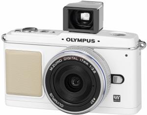 Olympus - Camera Foto Pen E-P1 Alba (Body + Obiectiv M.ZUIKO DIGITAL 17mm 1:2.8 Pancake argintiu)