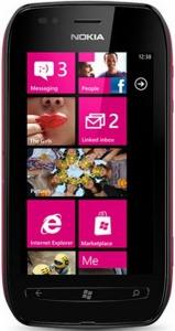 NOKIA -  Telefon Mobil Lumia 710, 1.4 GHz, Windows 7.5, TFT capacitive touchscreen 3.7", 5MP, 8GB (Negru/Roz)