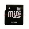 Transcend - Card miniSD 512MB