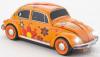 ClickCar - Mouse ClickCar Wired Optic VW Beetle Flower-Power (Portocaliu)