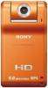 Sony - camera video mhs-pm1 (portocalie) (hd, 5mp)