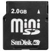 Sandisk - card mini sd 2gb