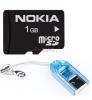 Nokia - card microsd 1gb + card