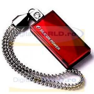 Pen Drive (Flash Disk, USB stick) 8GB, Silicon Power Touch 810 red