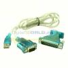 Adaptor USB - serial RS232 + adaptor serial 9 - 25 pini