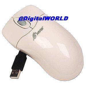 Mouse 3 butoane+rola scroll USB NOD,crem-3734