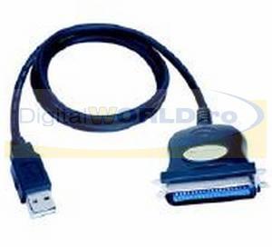 Cablu adaptor USB - port paralel (imprimanta), BF1284, 5946 - DigitalWORLD