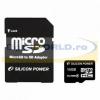 Card memorie microsd, 4gb, cu adaptor