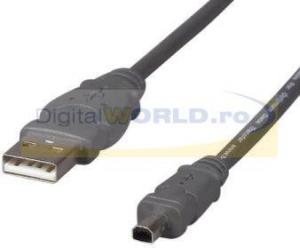 Cablu mini USB pentru camere SONY, MINOLTA, FUJI, 3731 - DigitalWORLD