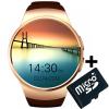 Ceas smartwatch cu telefon iuni kw18, touchscreen 1.3 inch,