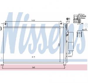 Condensator  climatizare MAZDA 2  DE  PRODUCATOR NISSENS 940033