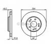 Disc frana MERCEDES BENZ 190  W201  PRODUCATOR BOSCH 0 986 478 186