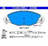 Set placute frana frana disc citroËn c5  dc  producator ate 13 0460