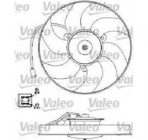 Ventilator  radiator PEUGEOT 106 Mk II  1  PRODUCATOR VALEO 696191