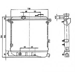 Radiator  racire motor LANCIA A 112 PRODUCATOR NRF 517903