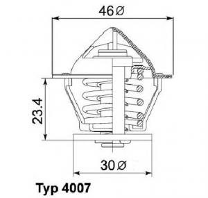 Termostat lichid racire DAIHATSU HIJET caroserie  S85  PRODUCATOR WAHLER 4007 80D