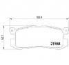 Set placute frana frana disc MAZDA 626 Mk III  GD  PRODUCATOR TEXTAR 2155801