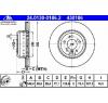 Disc frana bmw 5  e60  producator ate 24 0130 0186 2