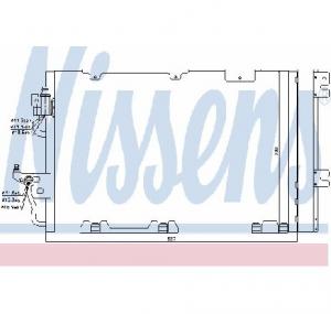 Condensator  climatizare OPEL ZAFIRA B Van PRODUCATOR NISSENS 94809