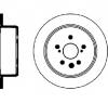 Disc frana TOYOTA CAMRY  V2  PRODUCATOR TEXTAR 92070800