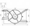 Ventilator  radiator OPEL VECTRA C PRODUCATOR NRF 47458