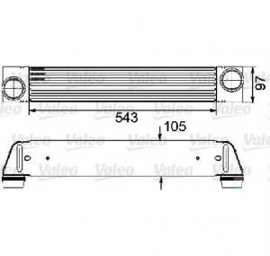 Intercooler  compresor BMW 5  E60  PRODUCATOR VALEO 818273