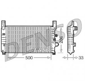 Radiator  racire motor FORD FIESTA Mk III  GFJ  PRODUCATOR DENSO DRM10034