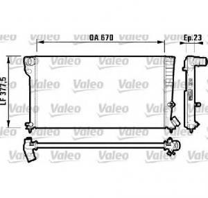 Radiator  racire motor PEUGEOT 306 hatchback  7A  7C  N3  N5  PRODUCATOR VALEO 731744