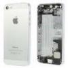 Accesorii iphone caracsa mijloc iphone 5 completa argintie alba