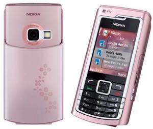 Telefon nokia n72 pink