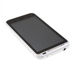 IGlo Aquila A501: Smartphone Dual SiM 3G, ecran 4.3&quot;, Android ver.2.3.4 -alb cu argintiu