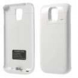 Acumulatori externi - huse acumulatori externi Husa Acumulator Extern Samsung Galaxy S5 4800 mAh Power Bank Alba