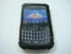 Huse Husa Silicon BlackBerry Curve 8520 Negru Cu Roz
