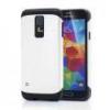 Huse Husa Samsung Galaxy S5 G900 Doua Piese Dream Mesh Si TPU Hibrid Alba