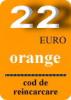 Voucher incarcare electronica orange 22 euro