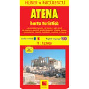 Atena. Harta turistica si rutiera