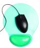 Mouse pad&amp;suport brat gel verde transp.