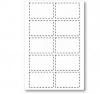 Carton alb pentru carti vizita 51 x 89 mm, 200g-mp, 25 coli-set, Geographics