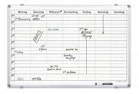 Whiteboard planner saptamanal 925x625 mm/VARIANTA CC