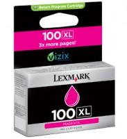 CARTUS MAGENTA VIZIX NR.100XL RETURN 014N1070E ORIGINAL LEXMARK P205