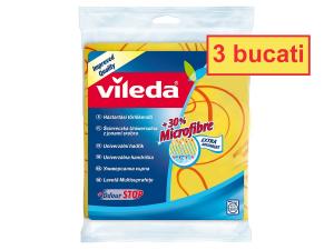 Laveta universala Vileda 30% microfibre 3 buc/set