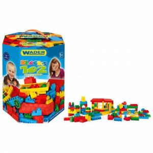 Set elemente constructii WADER Blocks 102 piese KC4488