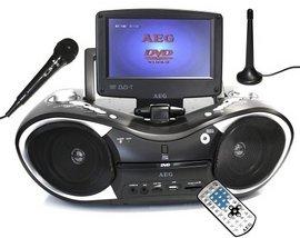 AEG KARAOKE/DVD/TV/RADIO Stereo cu LCD-TV + DVD PLAYER + DVB-T+ USB + MP3