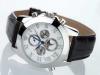 Yves camani serge white/black  automatic cronograf