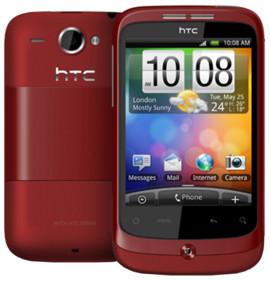 HTC Wildfire Red