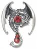 Anne stokes fafnir - argint 925, amuleta pentru