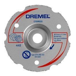 DREMEL&reg; DSM20 disc de taiere multifunctional, pentru taieturi inecate, cu carbura (DSM600)